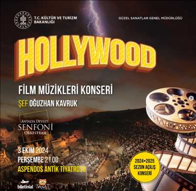 Antalya Devlet Senfoni Orkestrası (ADSO) Hollywood Film Müzikleri Konseri